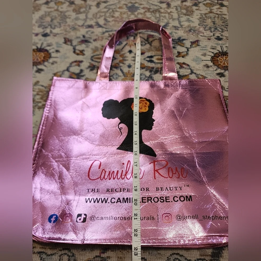 Shiny Pink Tote Bag